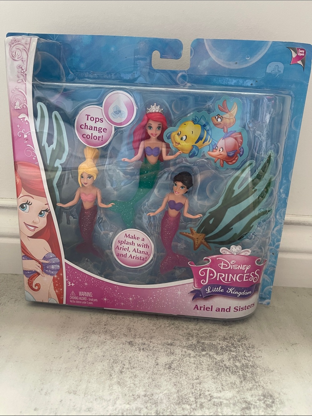 Little Kingdom Ariel and Sisters Toy Set - Pink, Green, Purple